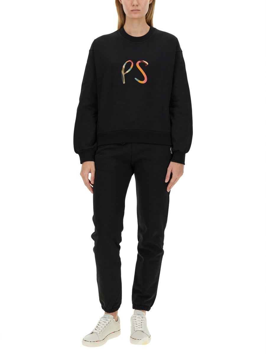 PS BY PAUL SMITH SWIRL LOGO SWEATSHIRT