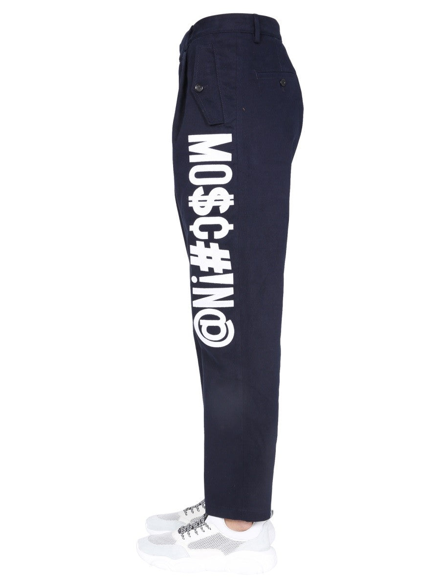 Moschino SYMBOLS LOGO TROUSERS