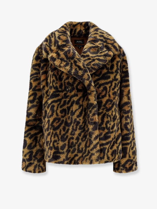 A.P.C. Synthetic fur coat