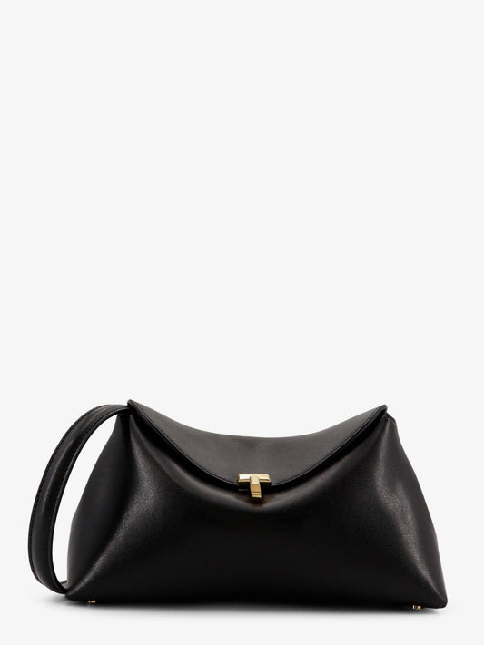 TOTEME T-Lock Clutch leather shoulder bag