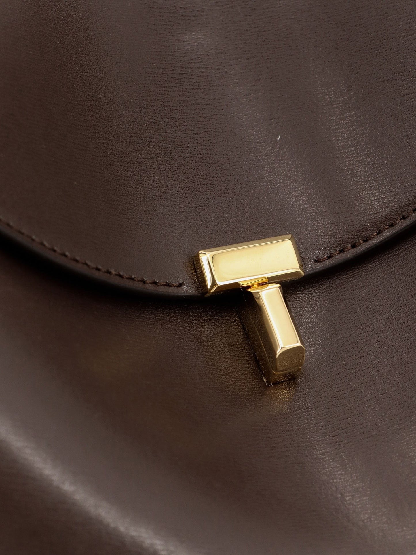 TOTEME T-Lock leather shoulder bag
