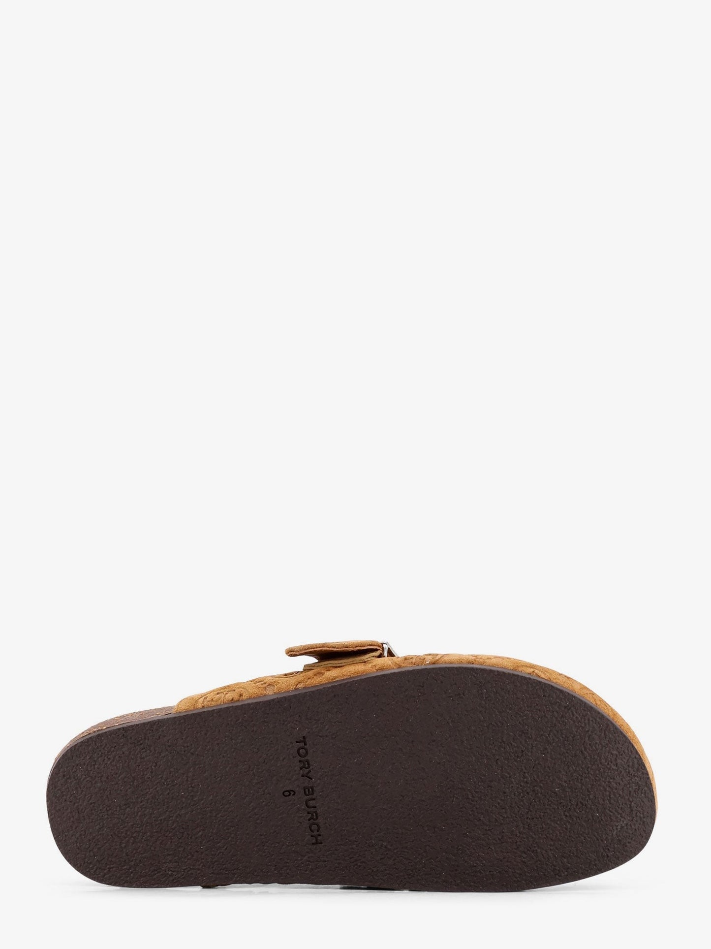 Tory Burch T Monogram Mellow jacquard suede Mule