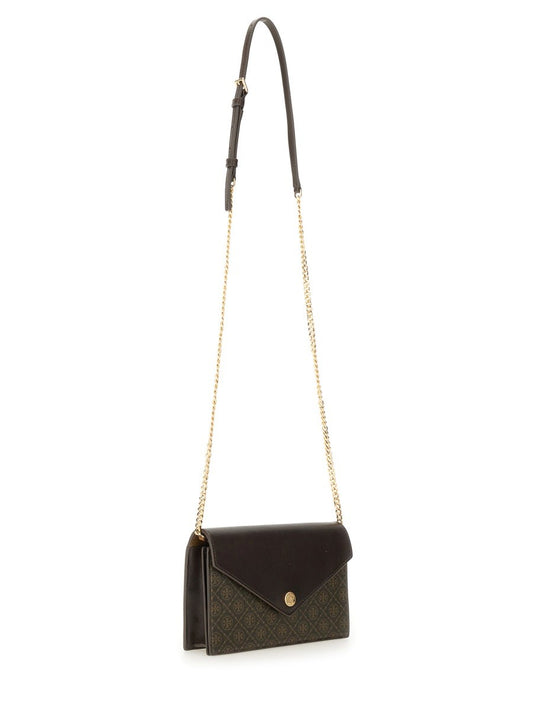 Tory Burch "T MONOGRAM" WALLET WITH CHAIN