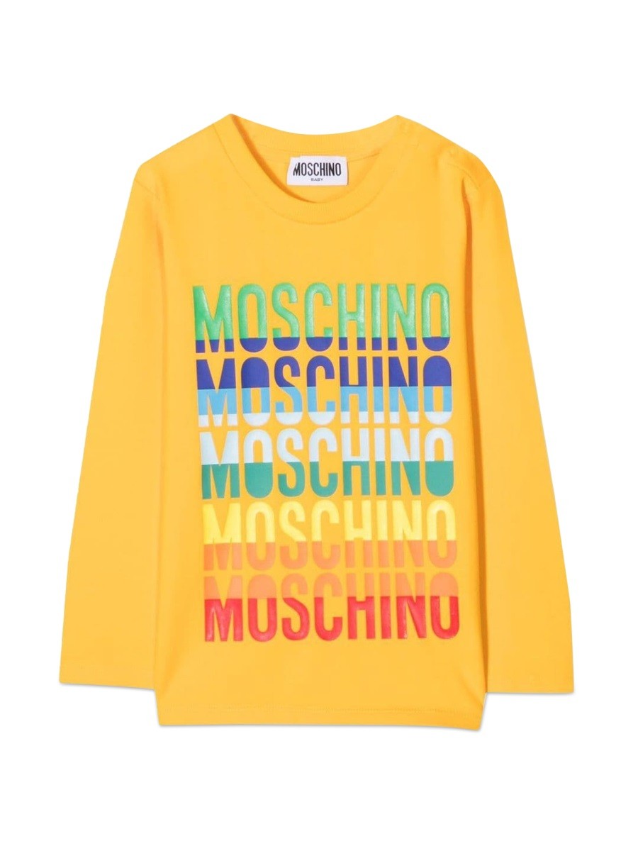 Moschino T-SHIRT CON LOGO MULTICOLOR