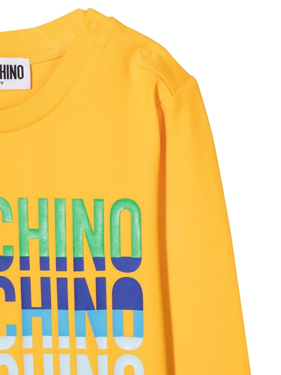 Moschino T-SHIRT CON LOGO MULTICOLOR