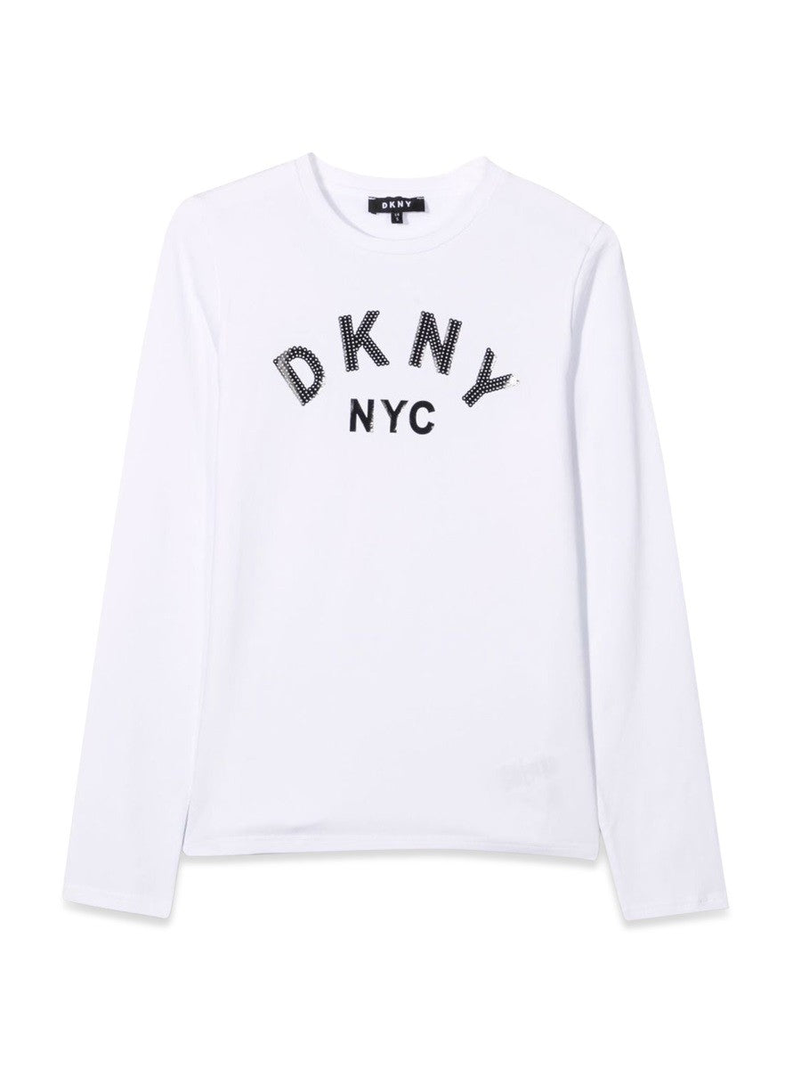 dkny T-SHIRT CON LOGO