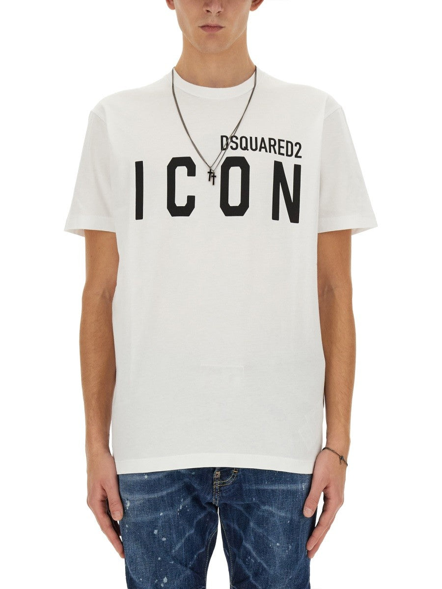 Dsquared T-SHIRT CON STAMPA LOGO