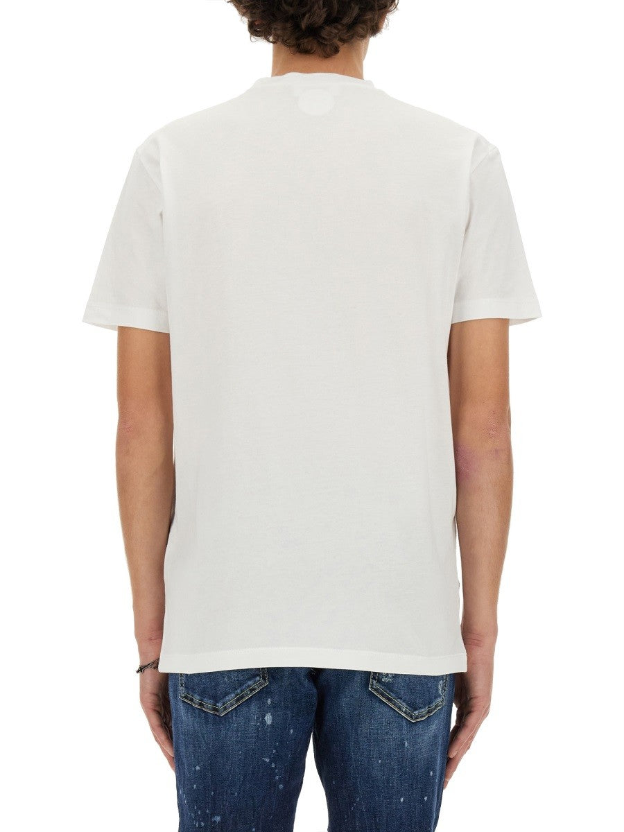 Dsquared T-SHIRT CON STAMPA LOGO