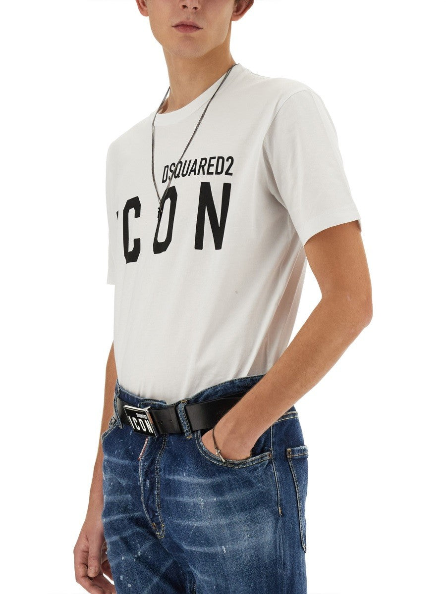 Dsquared T-SHIRT CON STAMPA LOGO