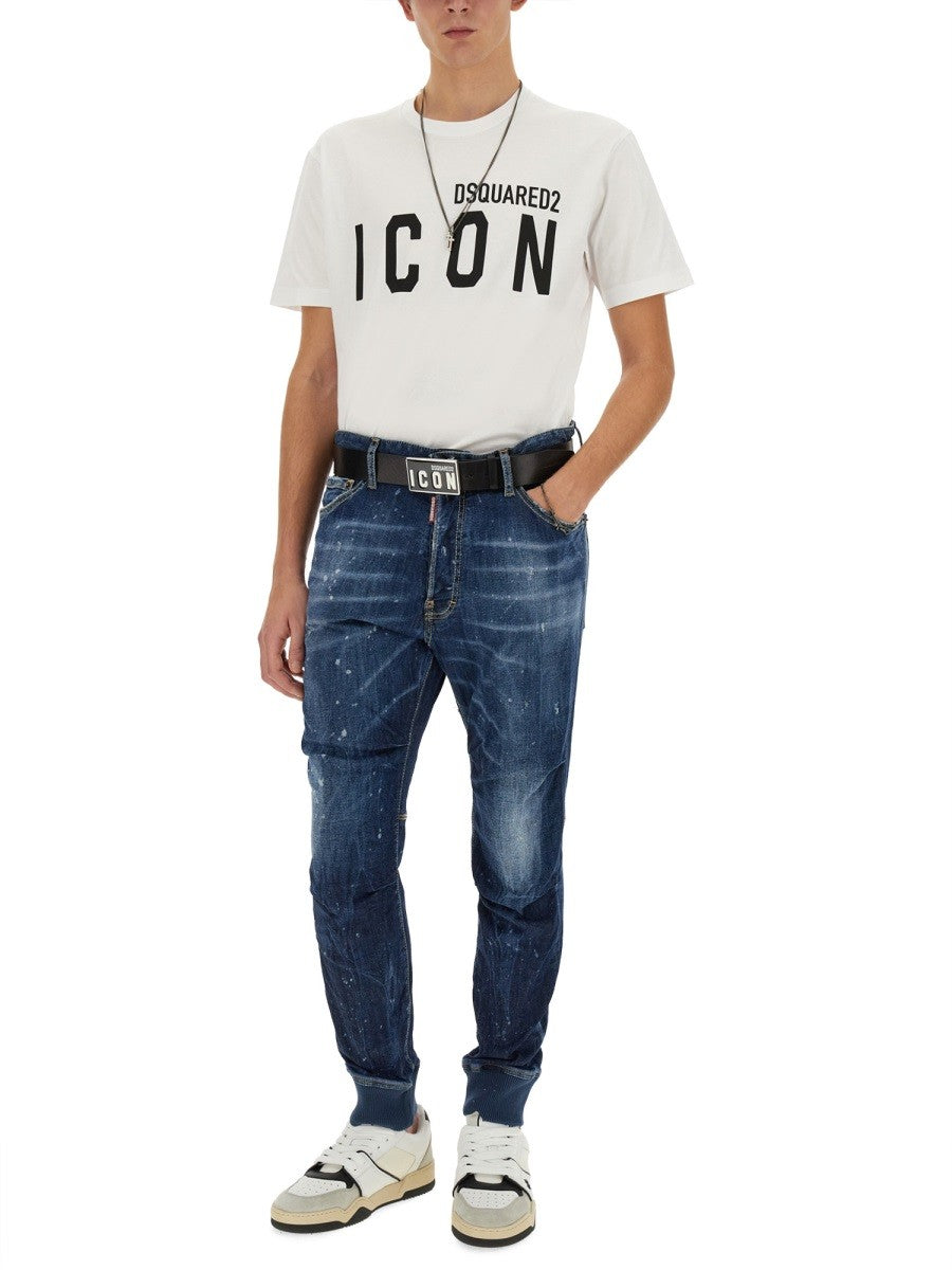 Dsquared T-SHIRT CON STAMPA LOGO