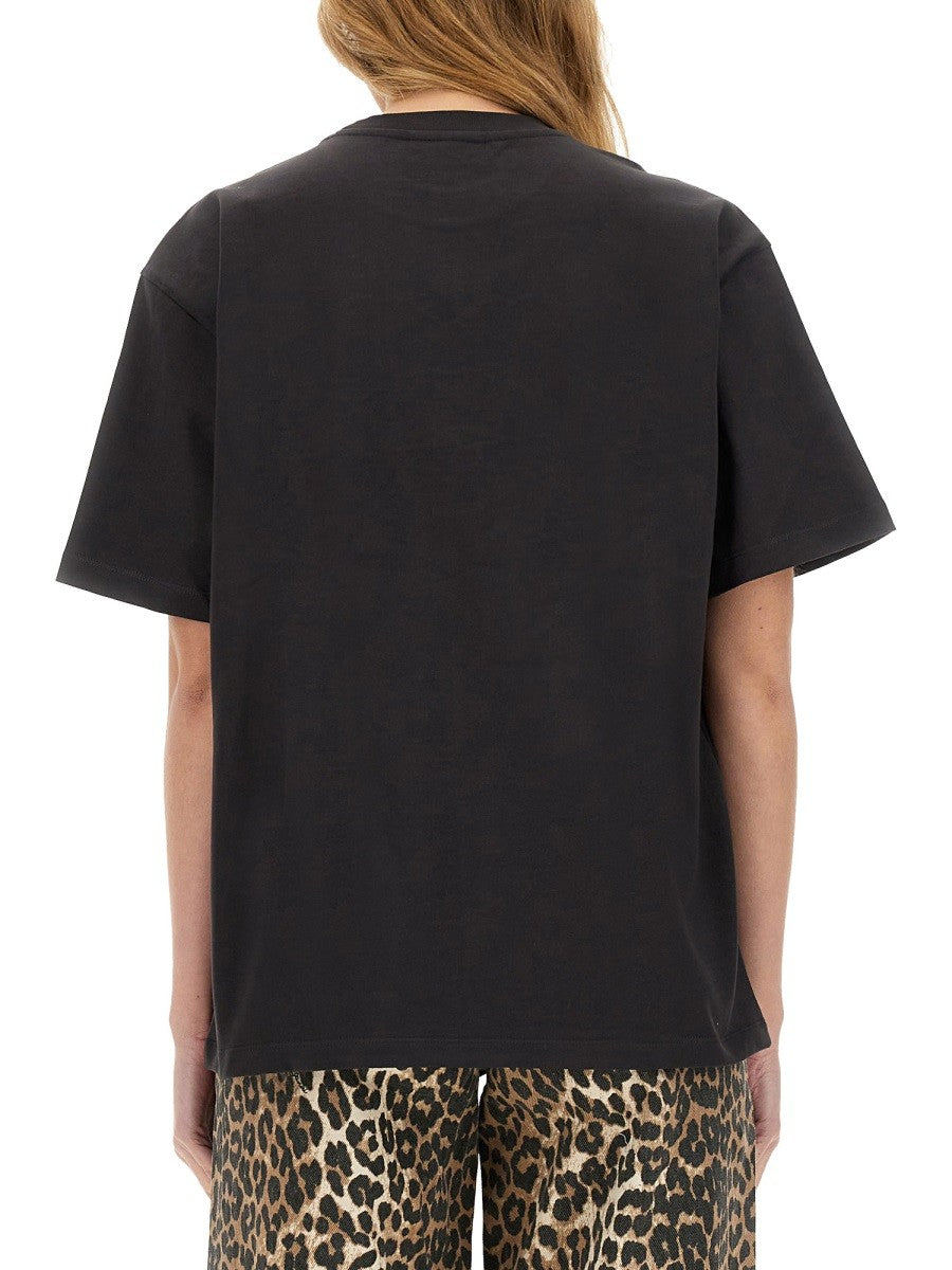 GANNI T-SHIRT "HEART"