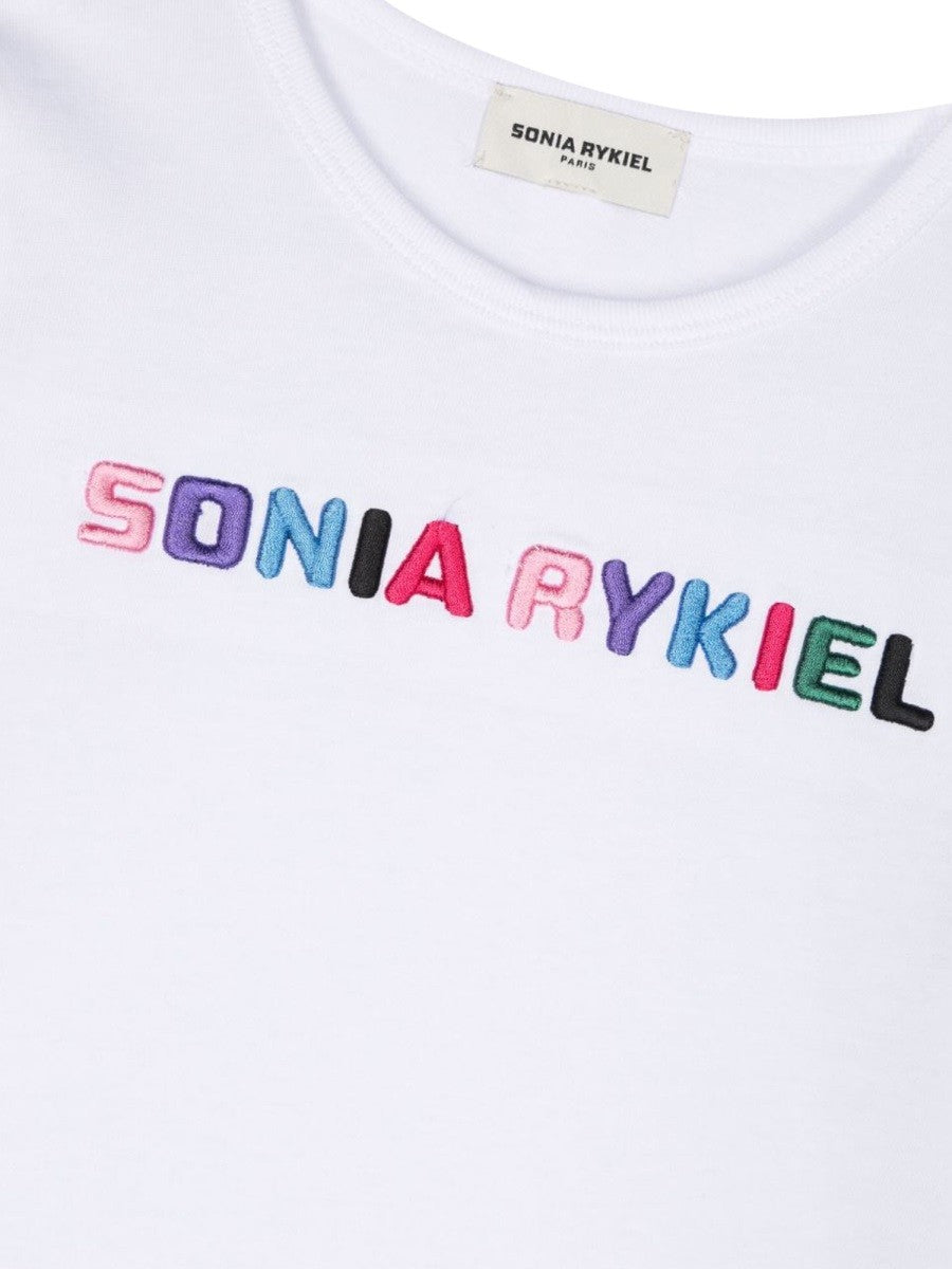 SONIA RYKIEL t-shirt logo contrasting profiles