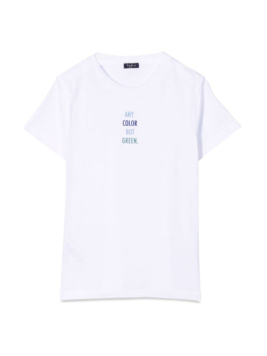 IL GUFO T-SHIRT M/SHORT BLUE/WHITE