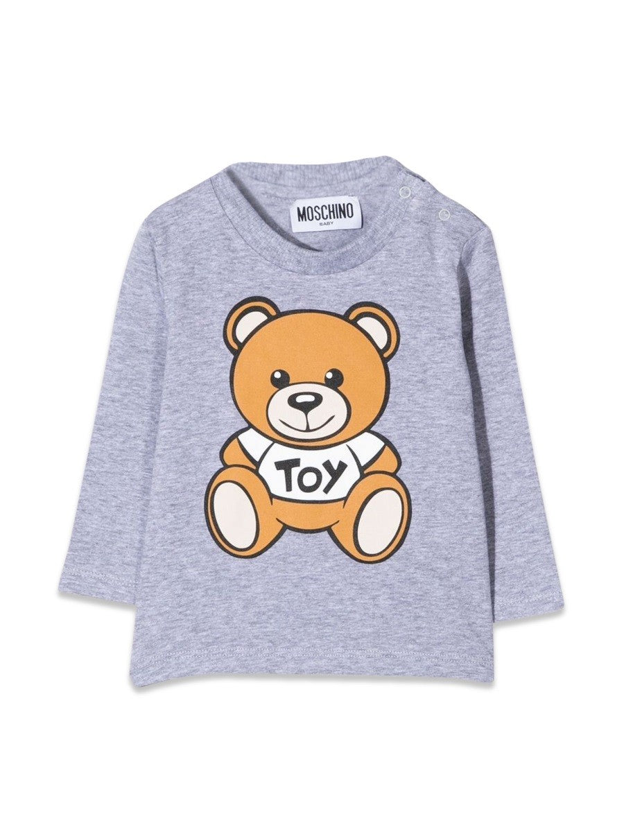 Moschino T-SHIRT TEDDY BEAR IN COTONE