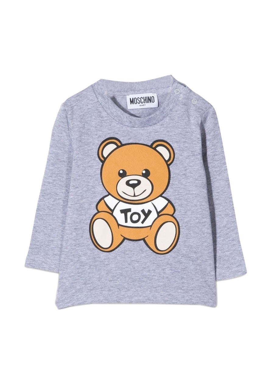 Moschino T-SHIRT TEDDY BEAR IN COTONE