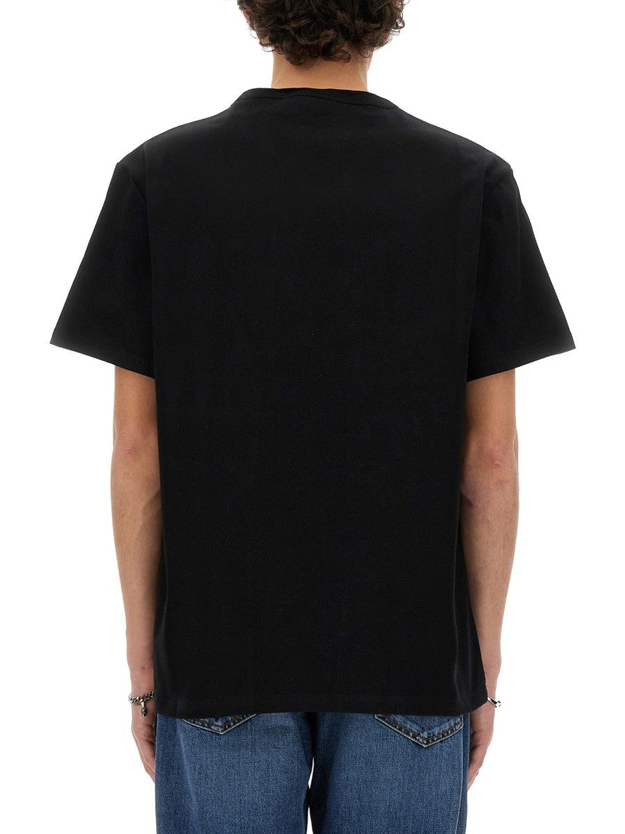 Alexander Mcqueen T-SHIRT WITH EMBROIDERED LOGO