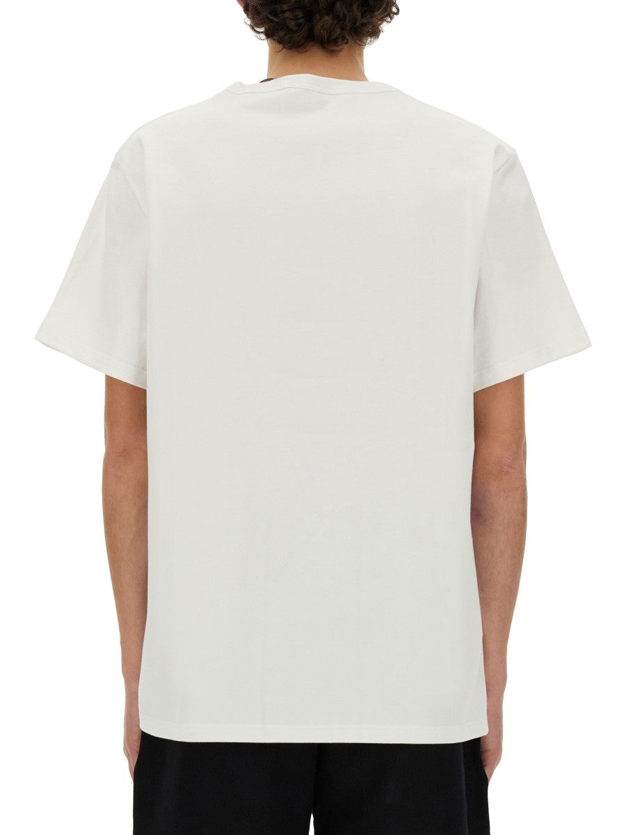 Alexander Mcqueen T-SHIRT WITH EMBROIDERED LOGO