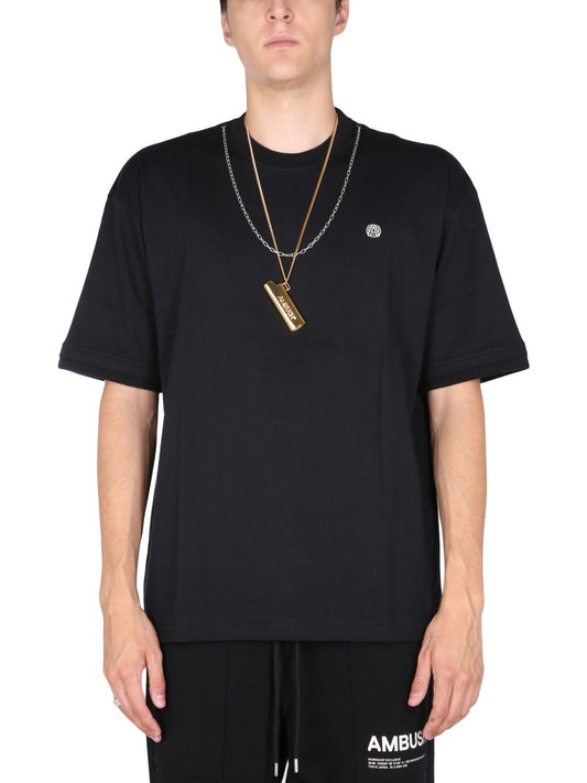 AMBUSH T-SHIRT WITH ICONIC CHAIN