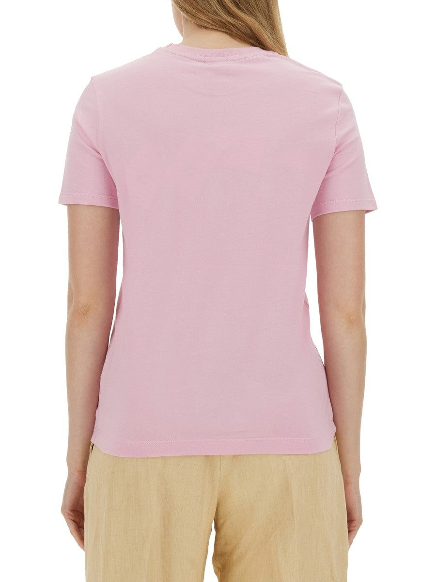 PS BY PAUL SMITH T-SHIRT WITH LOGO PATCH