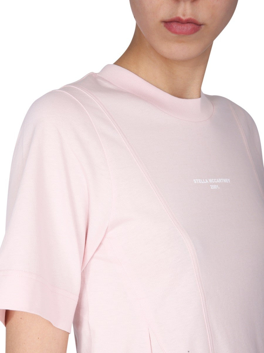 stella mccartney T-SHIRT WITH LOGO PRINT