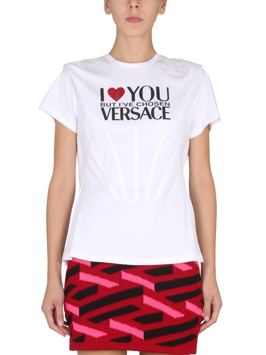 Versace T SHIRT WITH LOGO