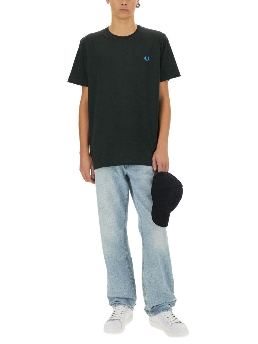 FRED PERRY T-SHIRT WITH LOGO