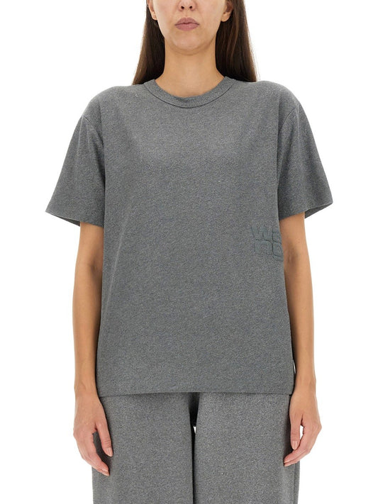 ALEXANDERWANG.T T-SHIRT WITH LOGO