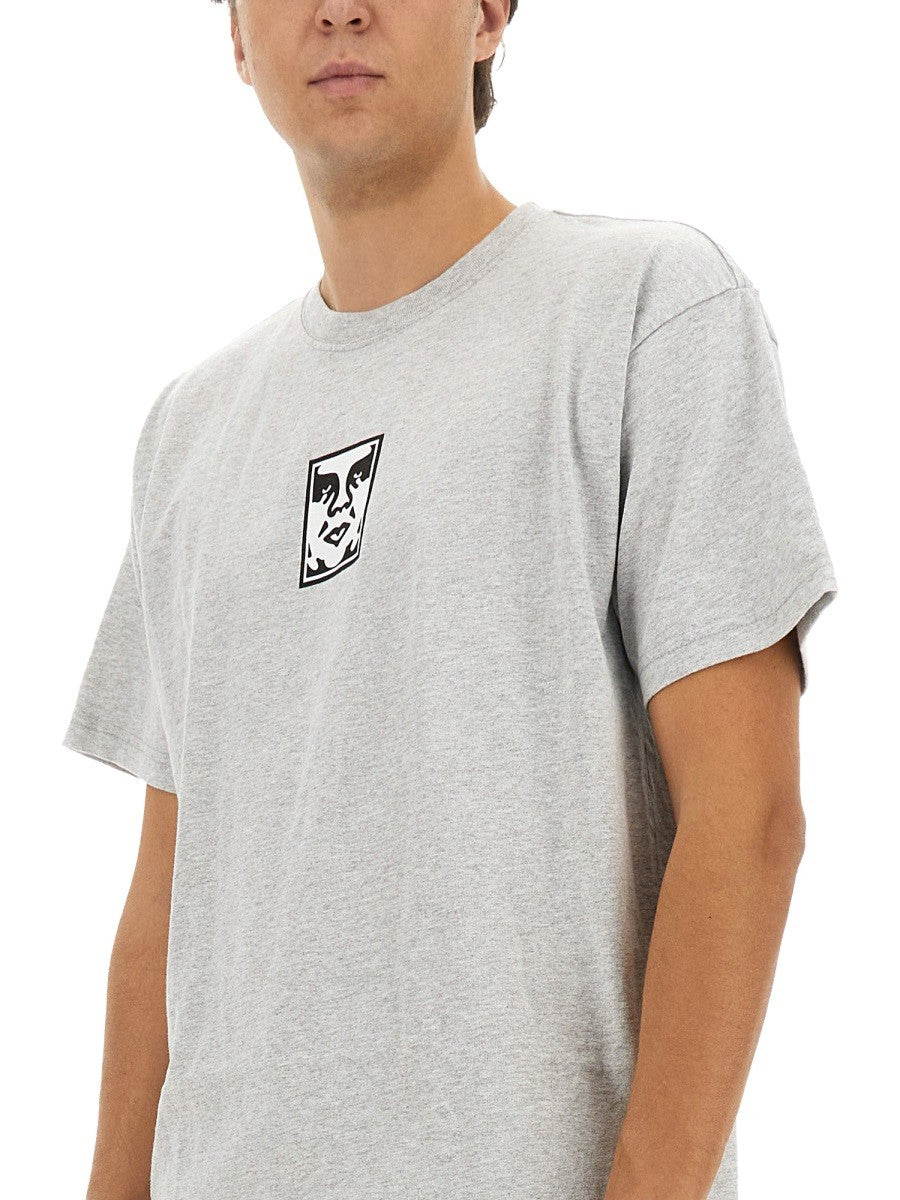 OBEY T-SHIRT WITH LOGO