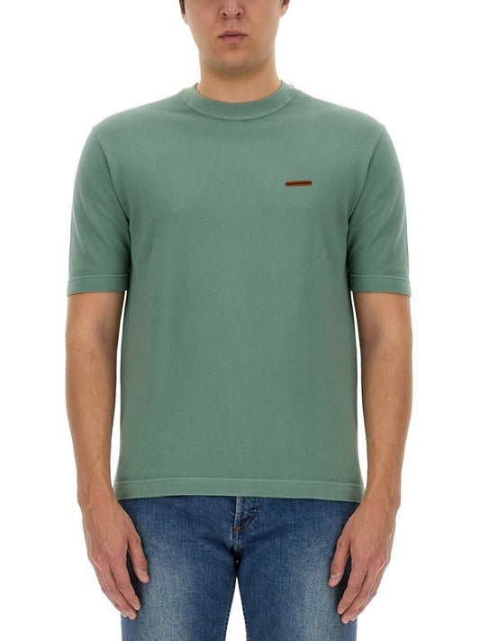 Zegna T-SHIRT WITH LOGO