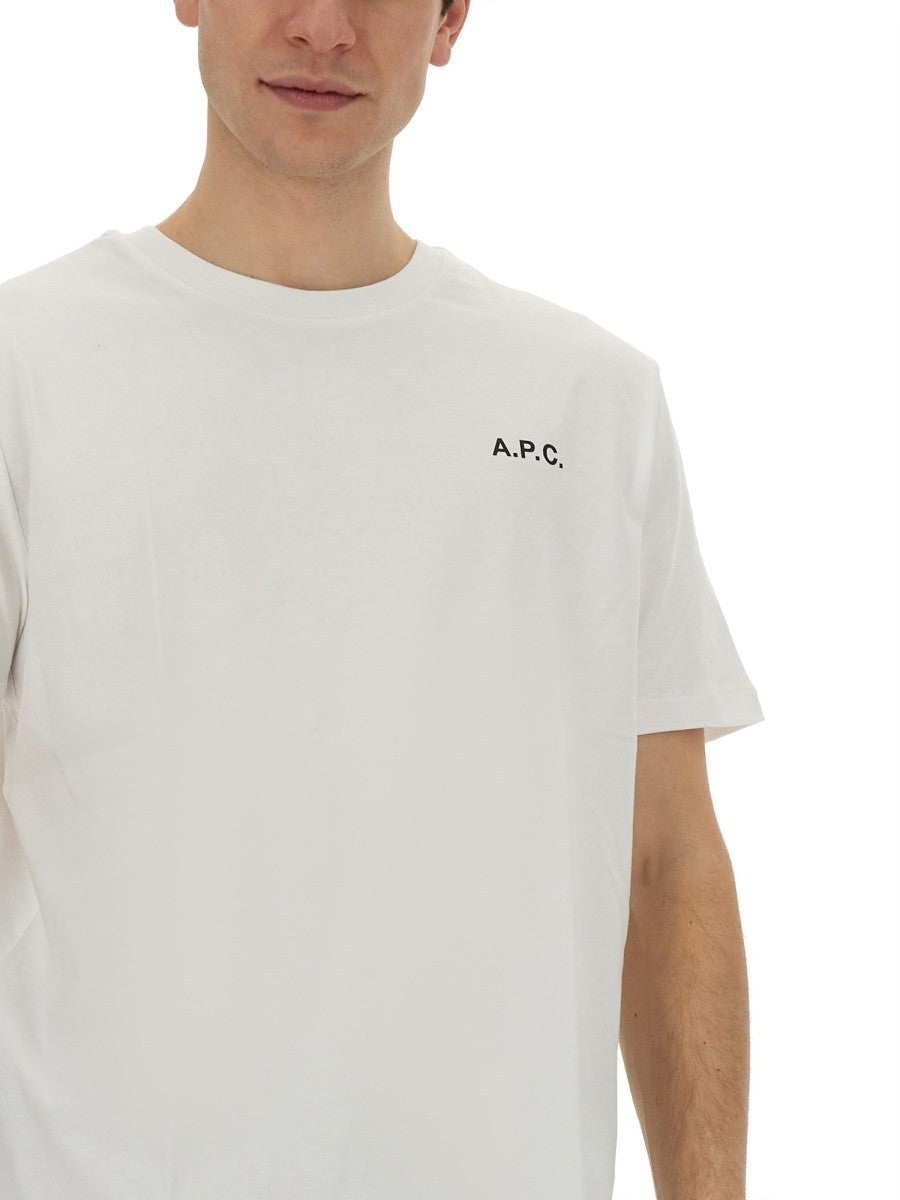 A.P.C. T-SHIRT WITH LOGO