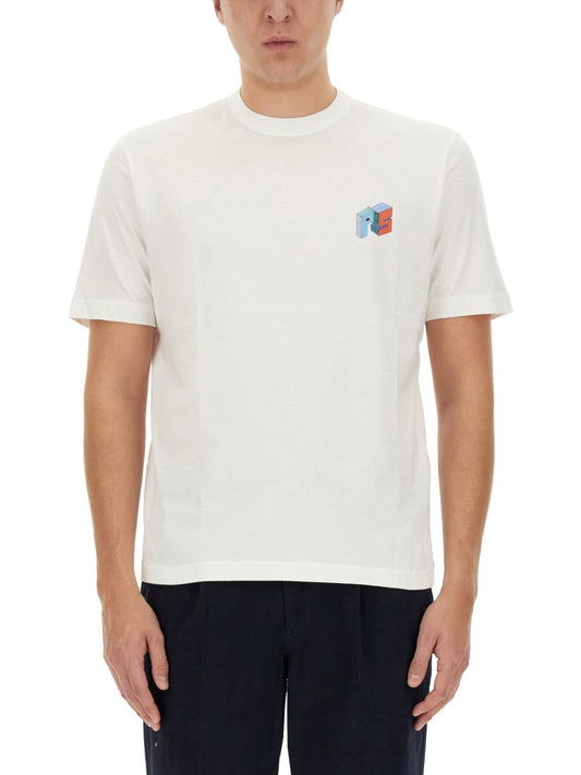 PS BY PAUL SMITH T-SHIRT WITH LOGO