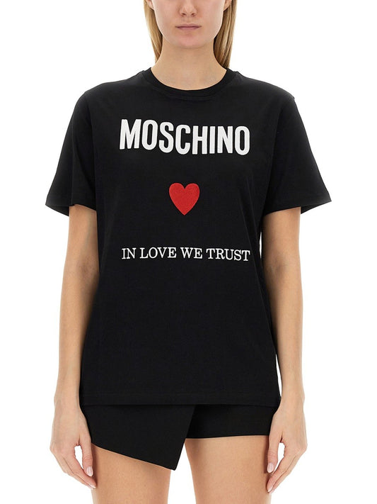 Moschino T-SHIRT WITH LOGO