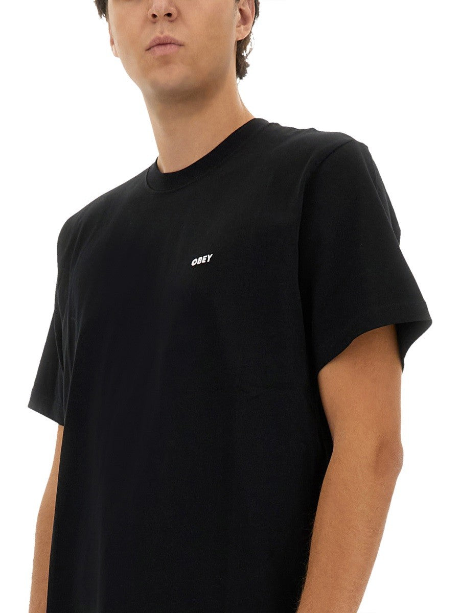 OBEY T-SHIRT WITH LOGO