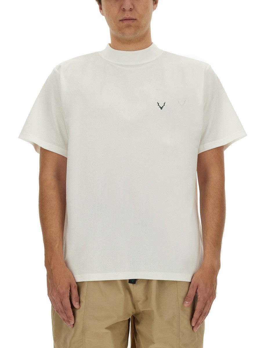 SOUTH2 WEST8 T-SHIRT WITH LOGO