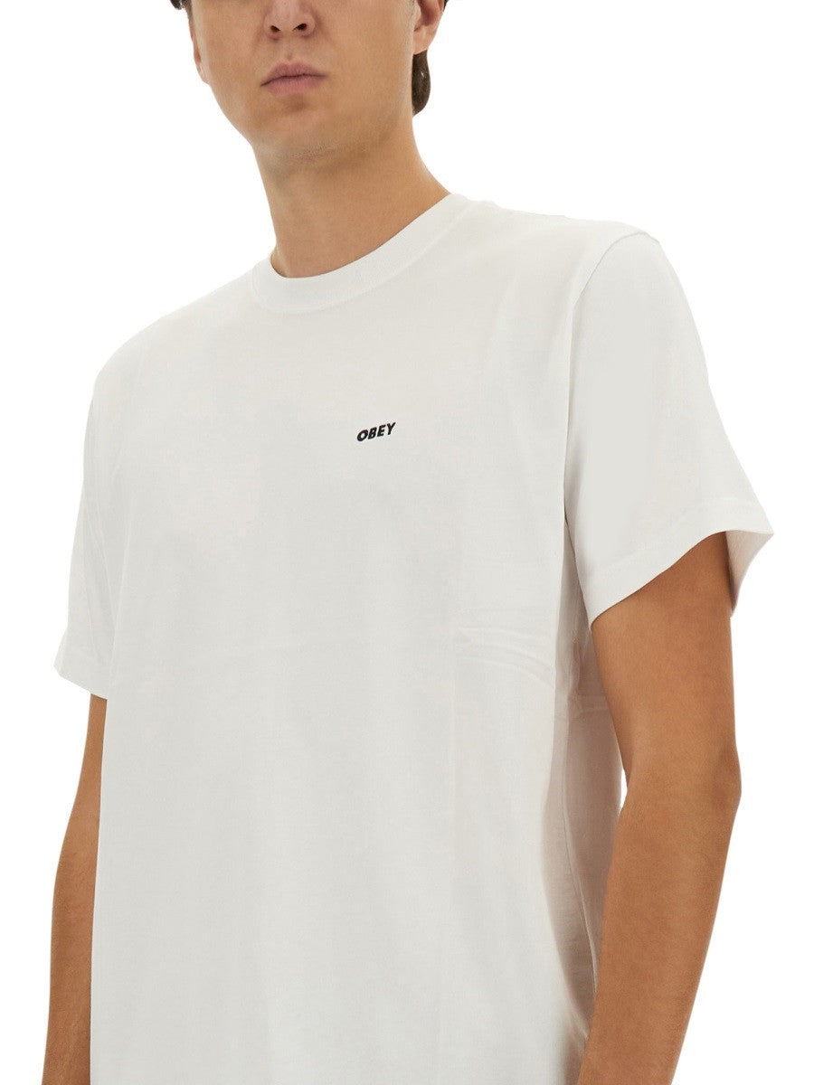 OBEY T-SHIRT WITH LOGO