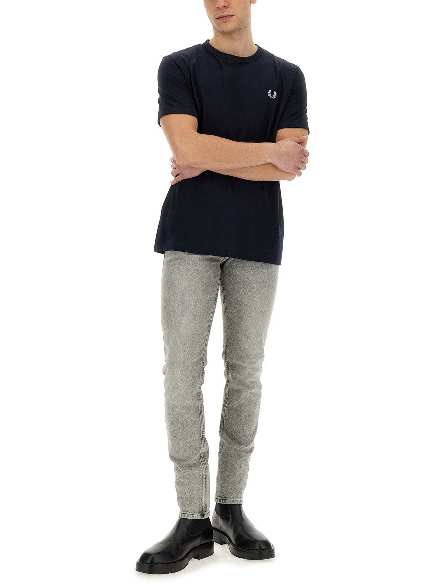 FRED PERRY T-SHIRT WITH LOGO