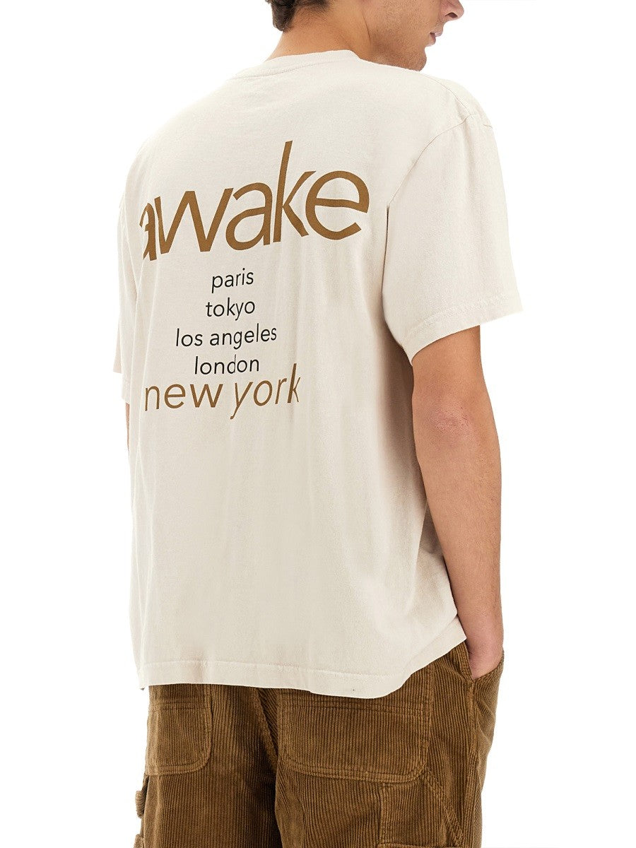 AWAKE NY T-SHIRT WITH LOGO