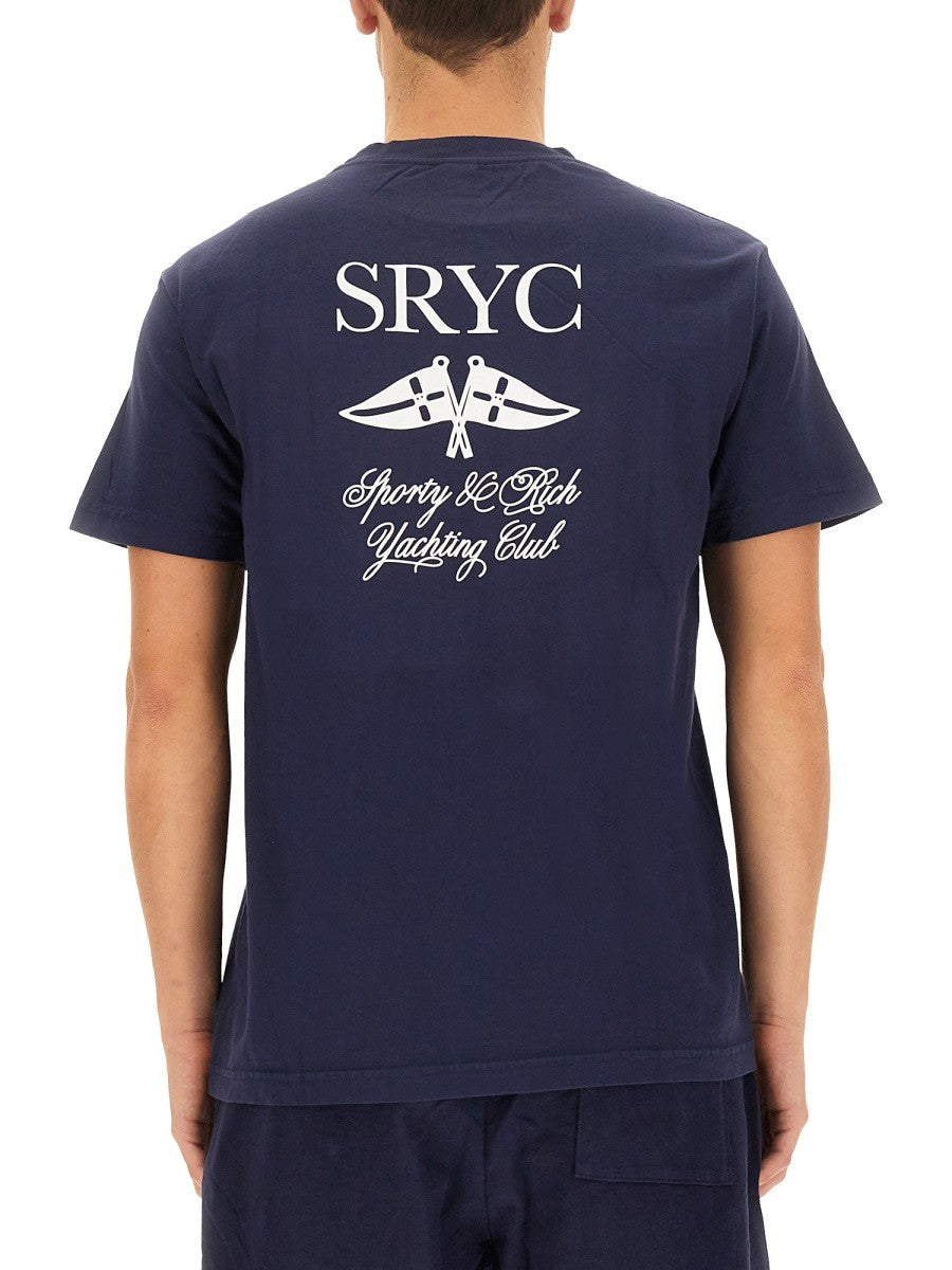 SPORTY&RICH T-SHIRT WITH LOGO