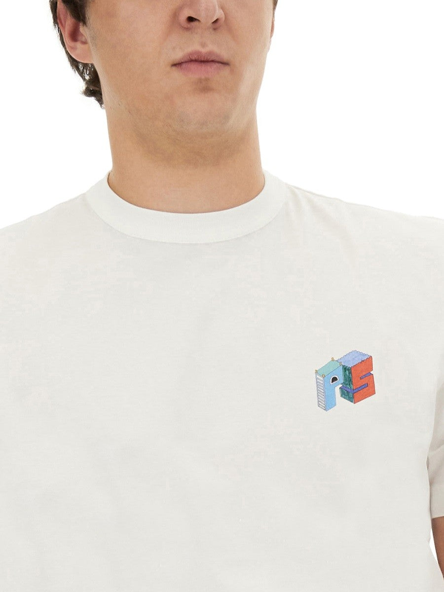 PS BY PAUL SMITH T-SHIRT WITH LOGO