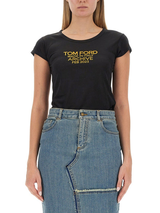 TOM FORD T-SHIRT WITH LOGO