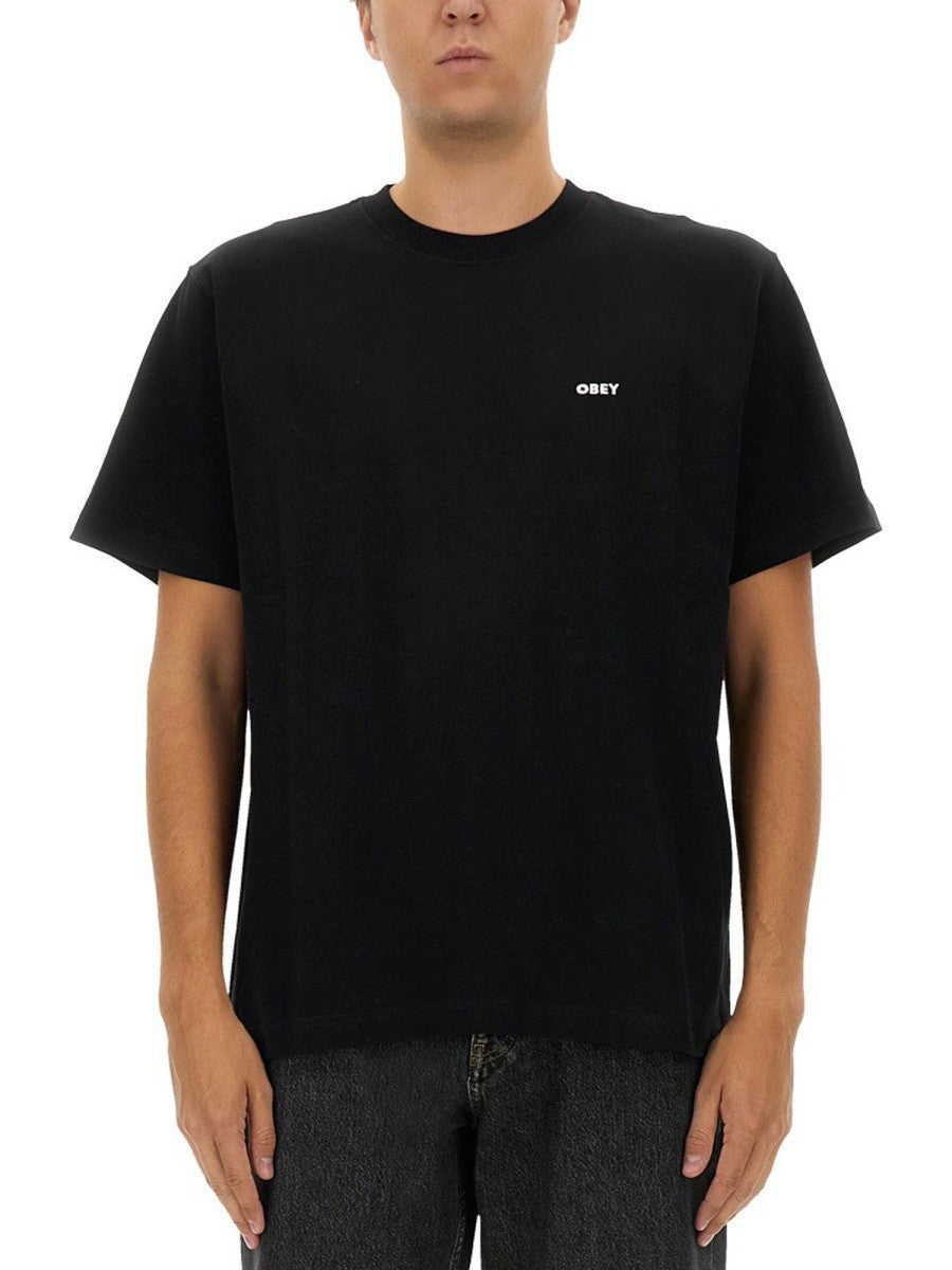 OBEY T-SHIRT WITH LOGO