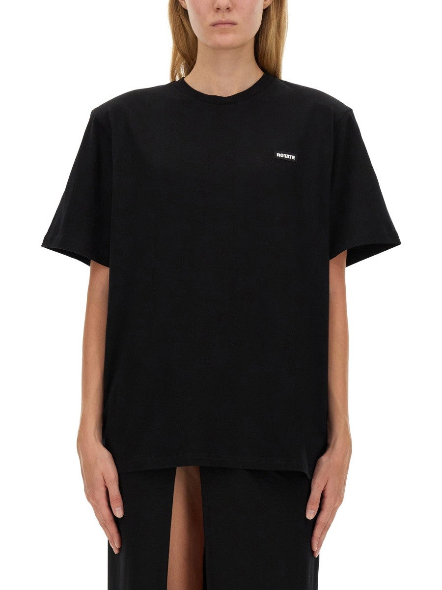 ROTATE BIRGER CHRISTENSEN T-SHIRT WITH LOGO