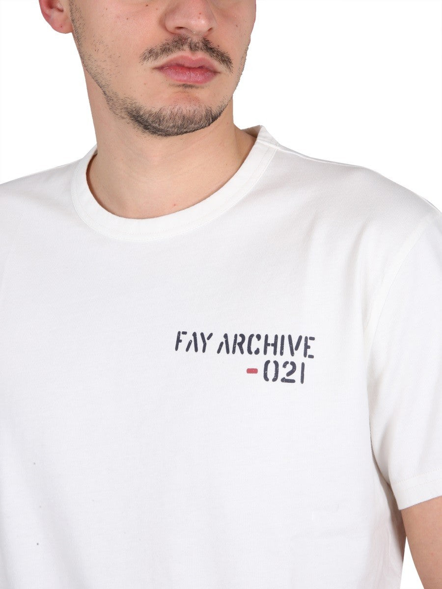 FAY T-SHIRT WITH LOGO