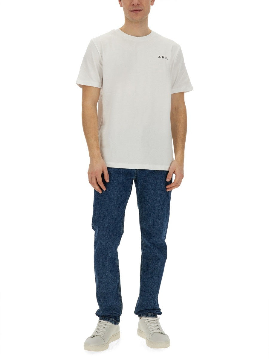 A.P.C. T-SHIRT WITH LOGO