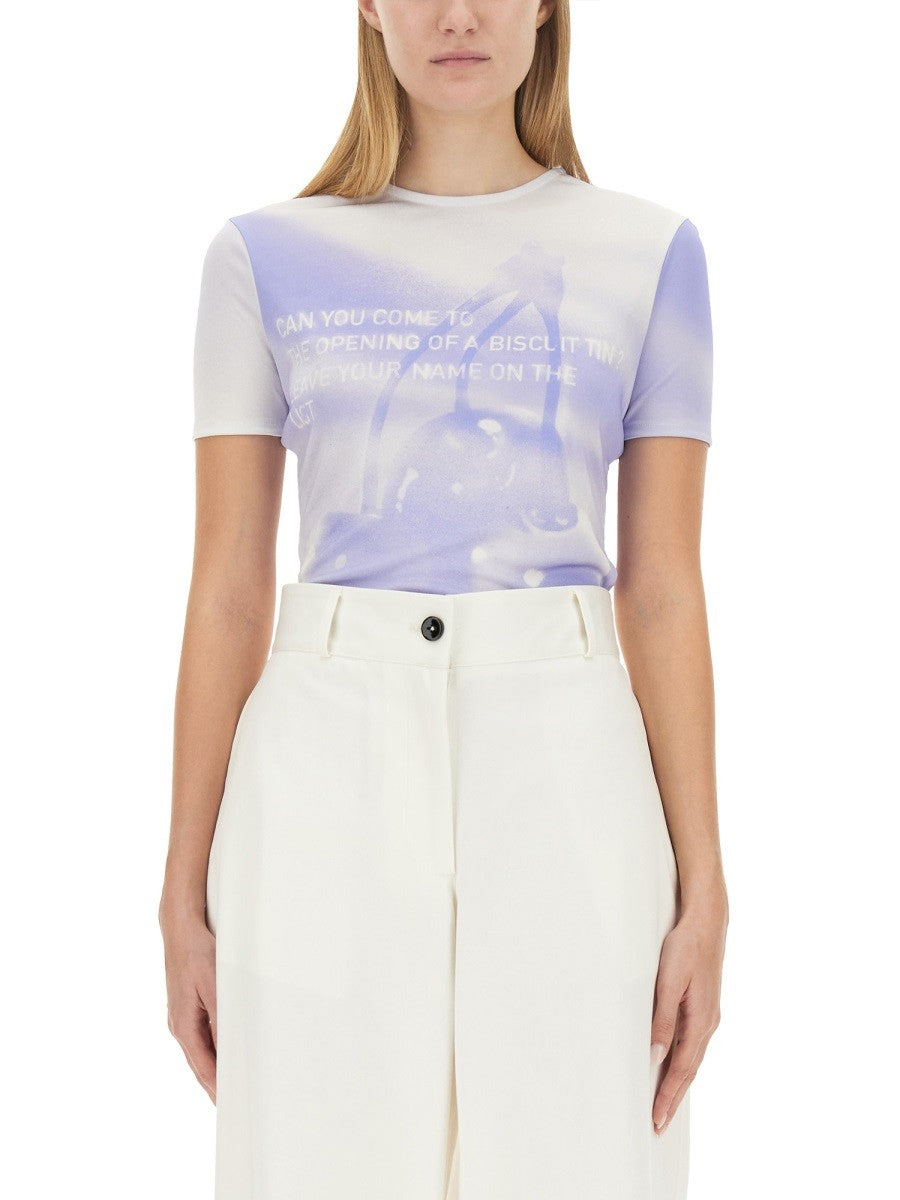 JIL SANDER T-SHIRT WITH LOGO