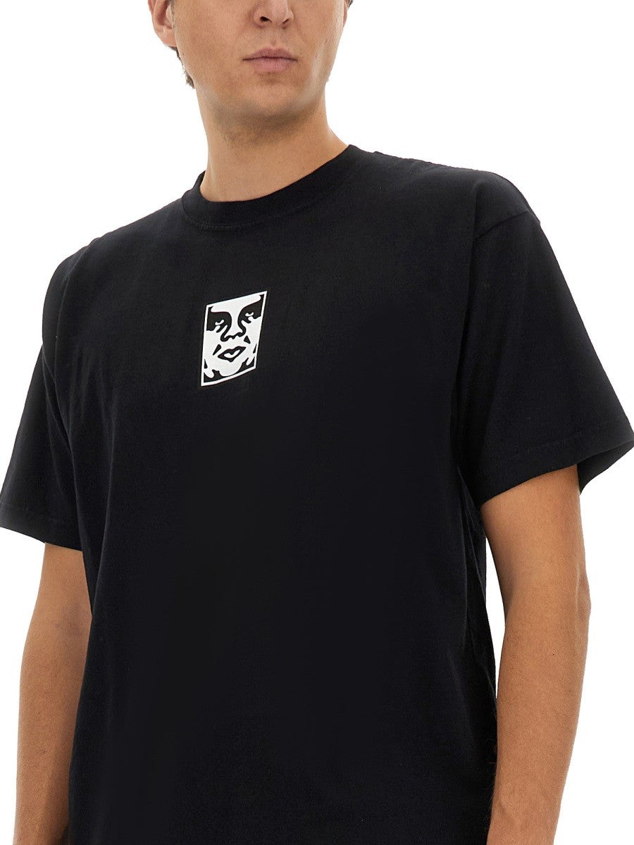 OBEY T-SHIRT WITH LOGO