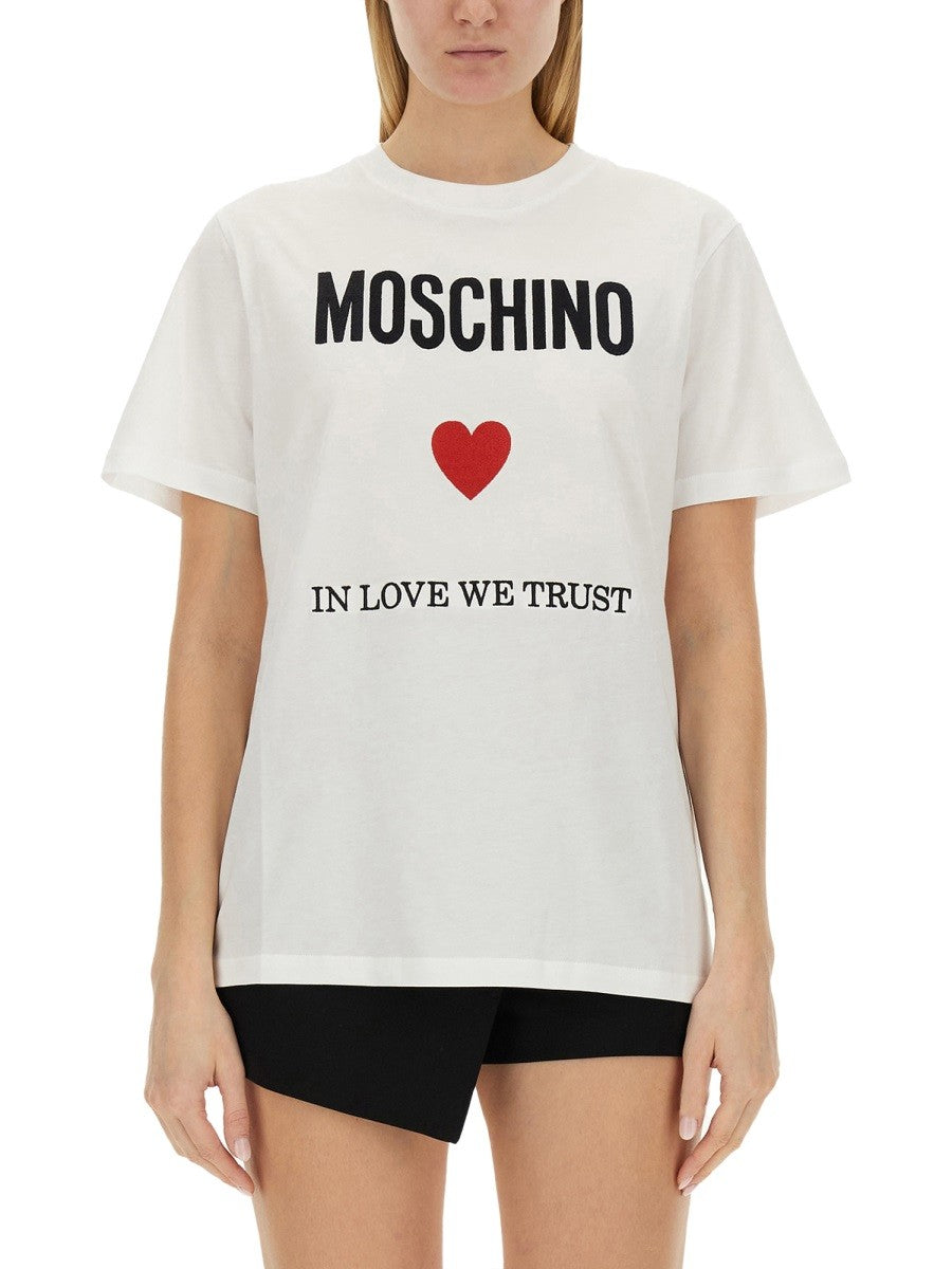 Moschino T-SHIRT WITH LOGO