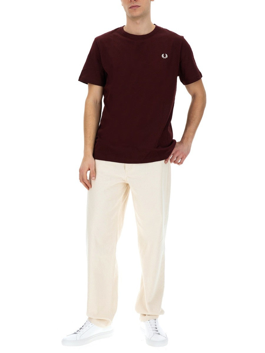 FRED PERRY T-SHIRT WITH LOGO