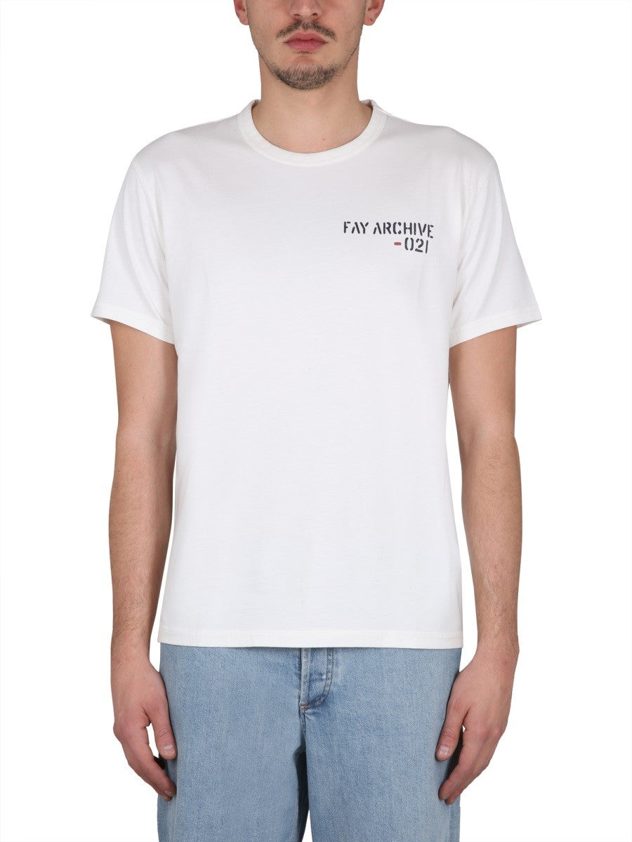 FAY T-SHIRT WITH LOGO