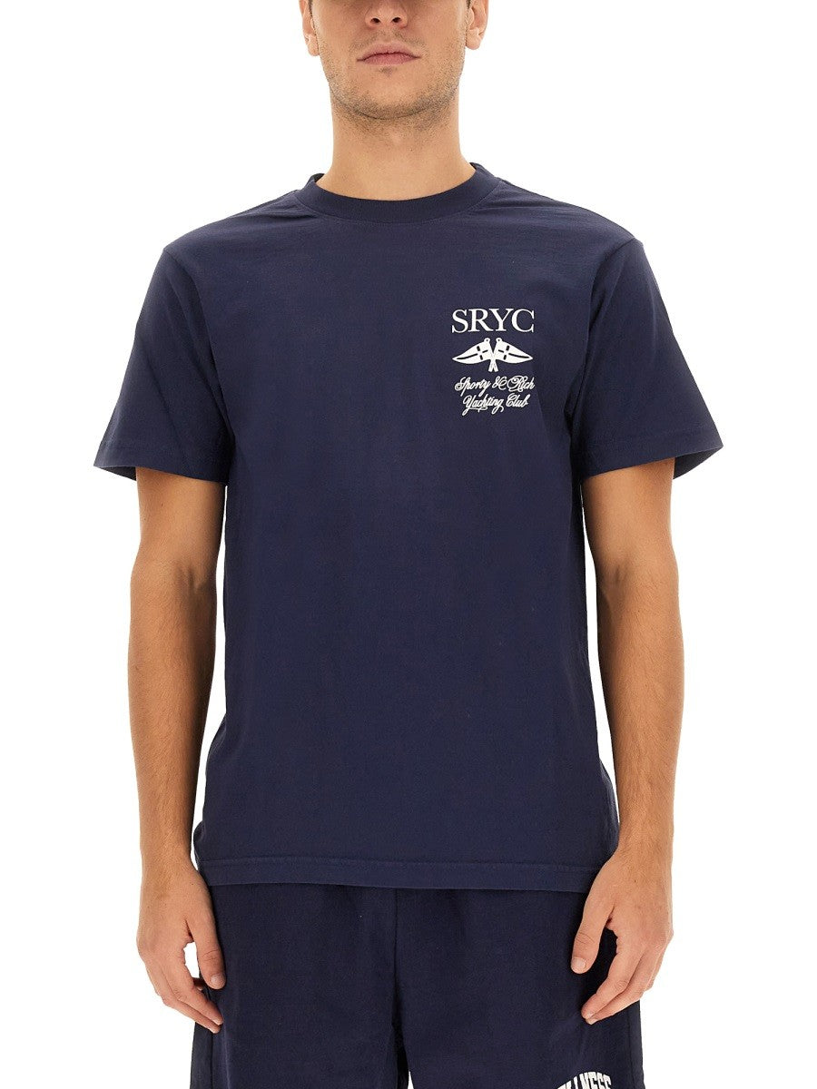 SPORTY&RICH T-SHIRT WITH LOGO